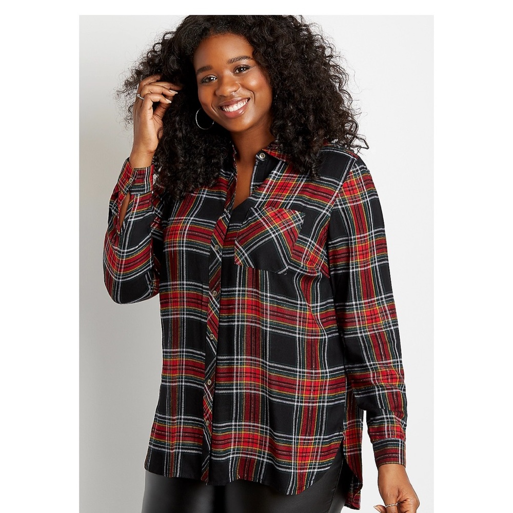 $8❤️Bundled Maurices Flannel Shirt